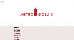 Desktop Screenshot of metro-mosaic.com